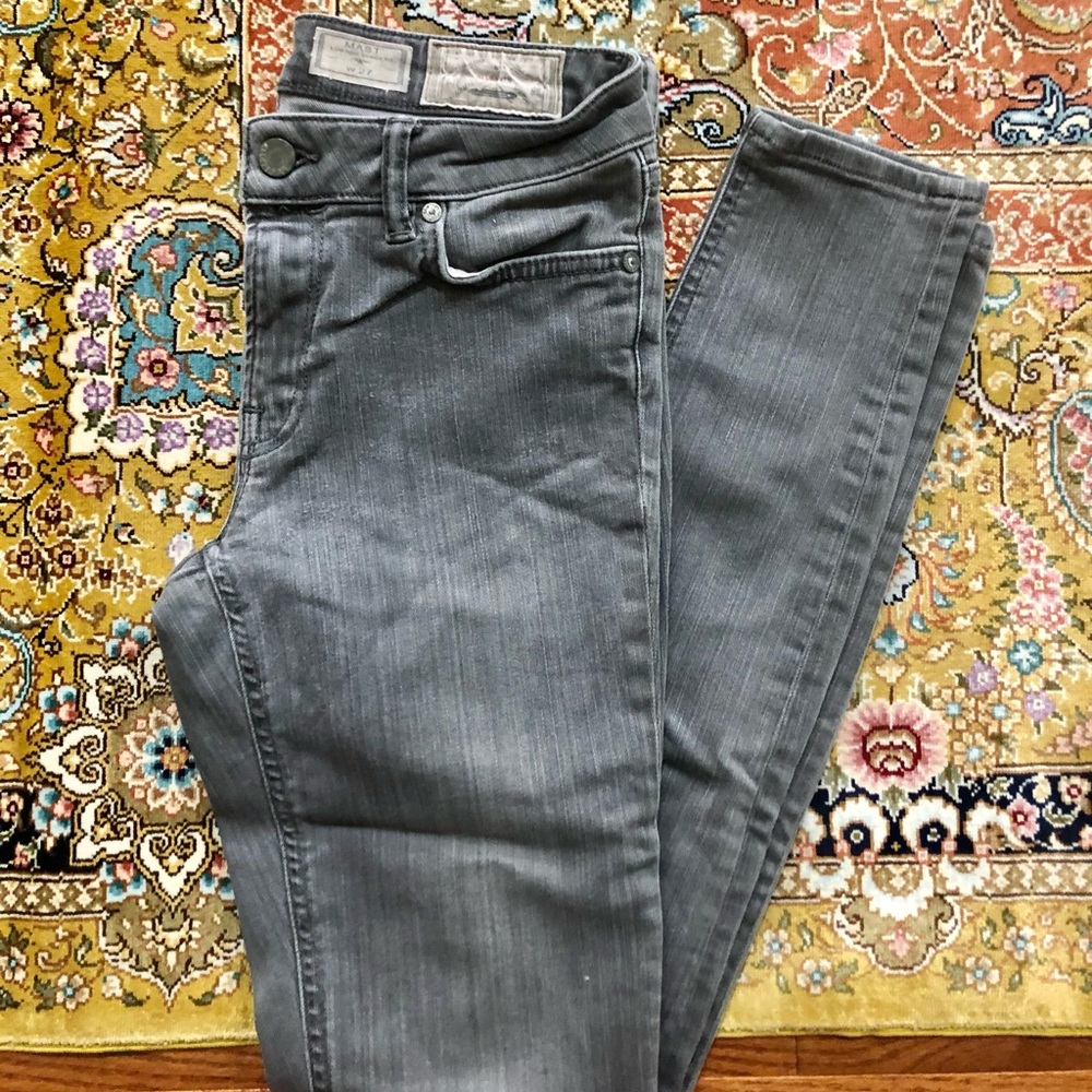 All saints grey skinny jeans